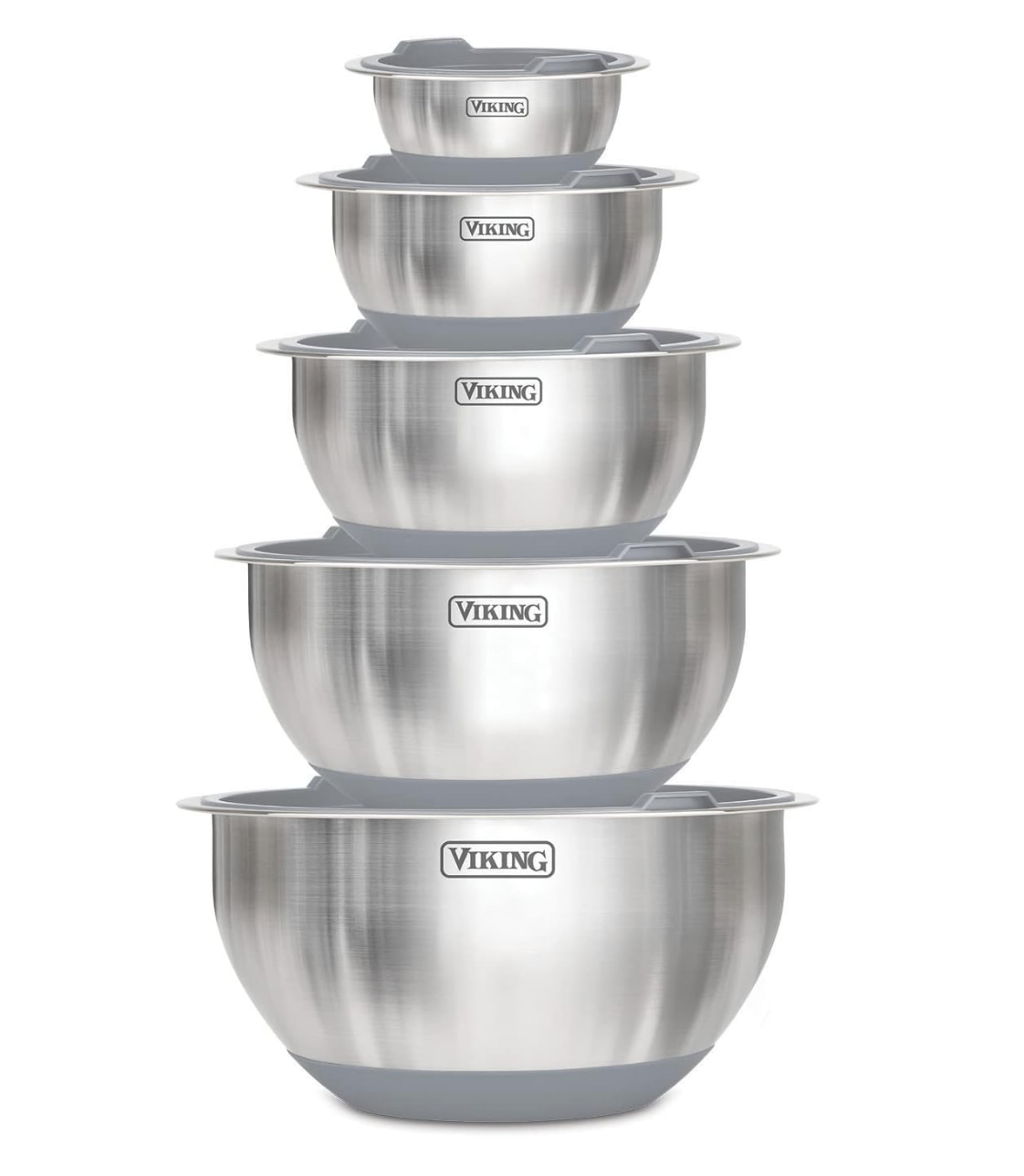 Viking 10-Piece Stainless Steel Mixing Bowl Set